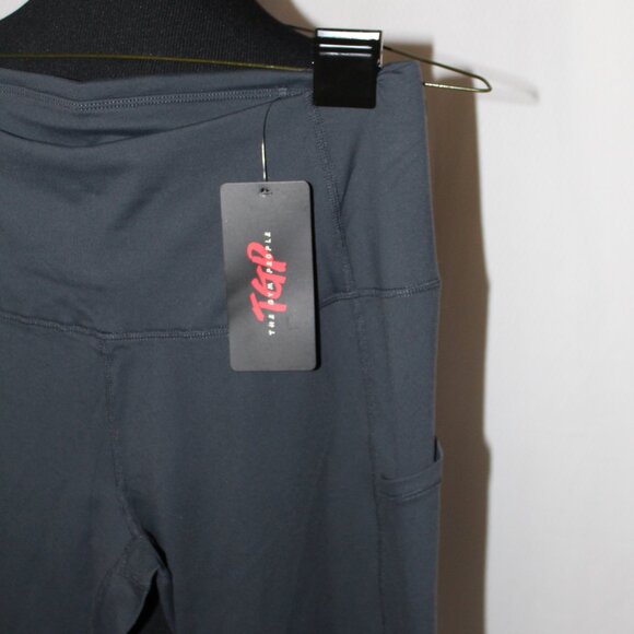SALE The Gym People Leggings High Waist Yoga Pants L Large Black Stretch NWT's - Picture 3 of 6